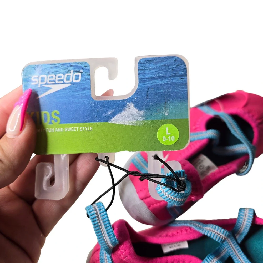 Speedo Pink Mary Jane Water‎ Shoes Size: 9-10